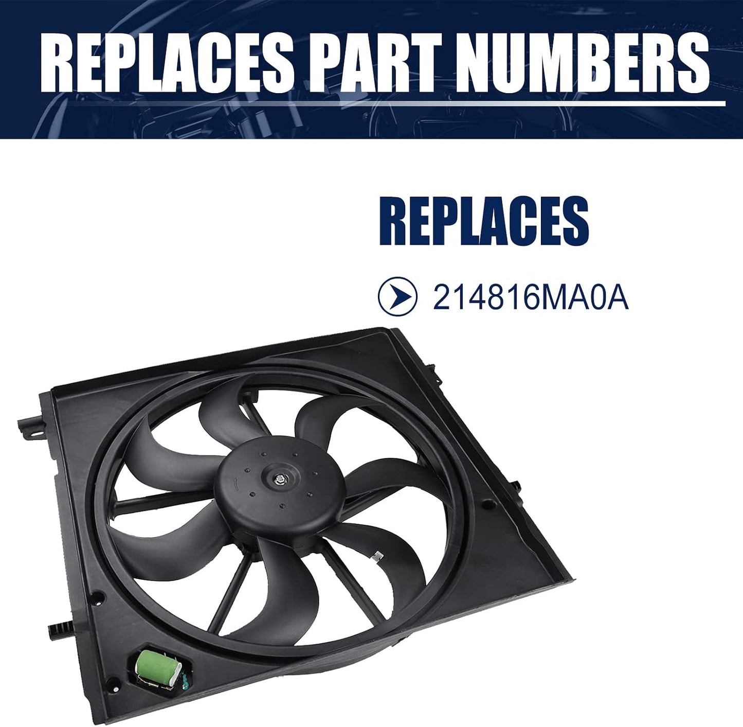 Ventilador refrigeración radiador comp Nissan Rogue 17-19