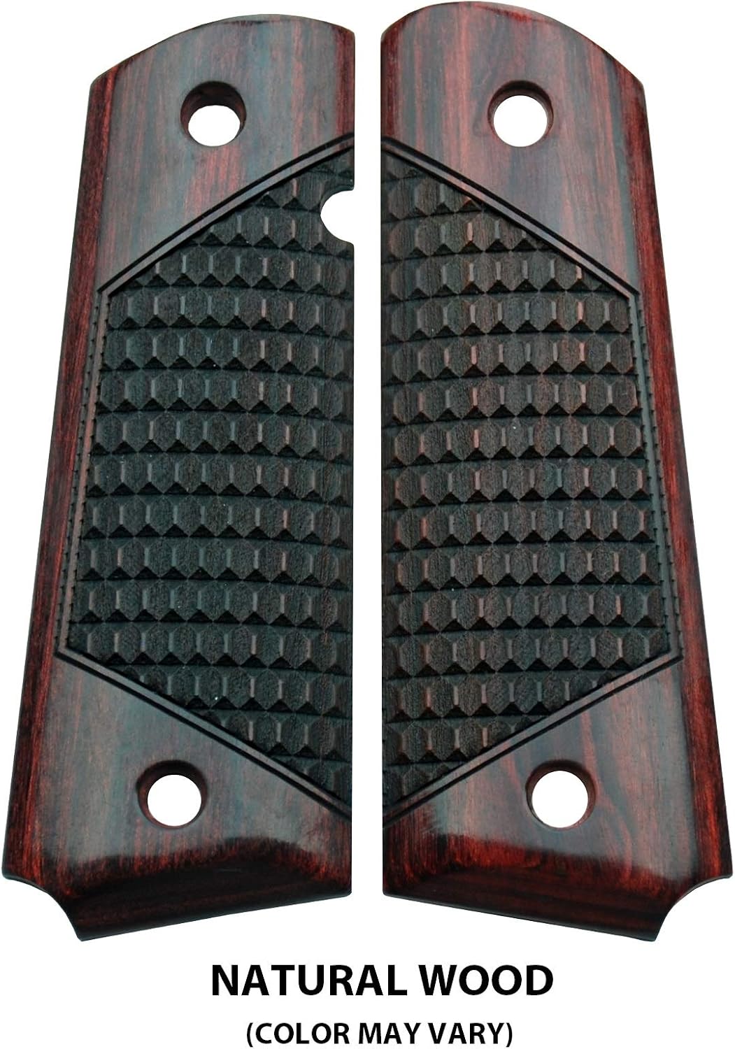 Puños madera 1911 Crocback seguridad ambidextros