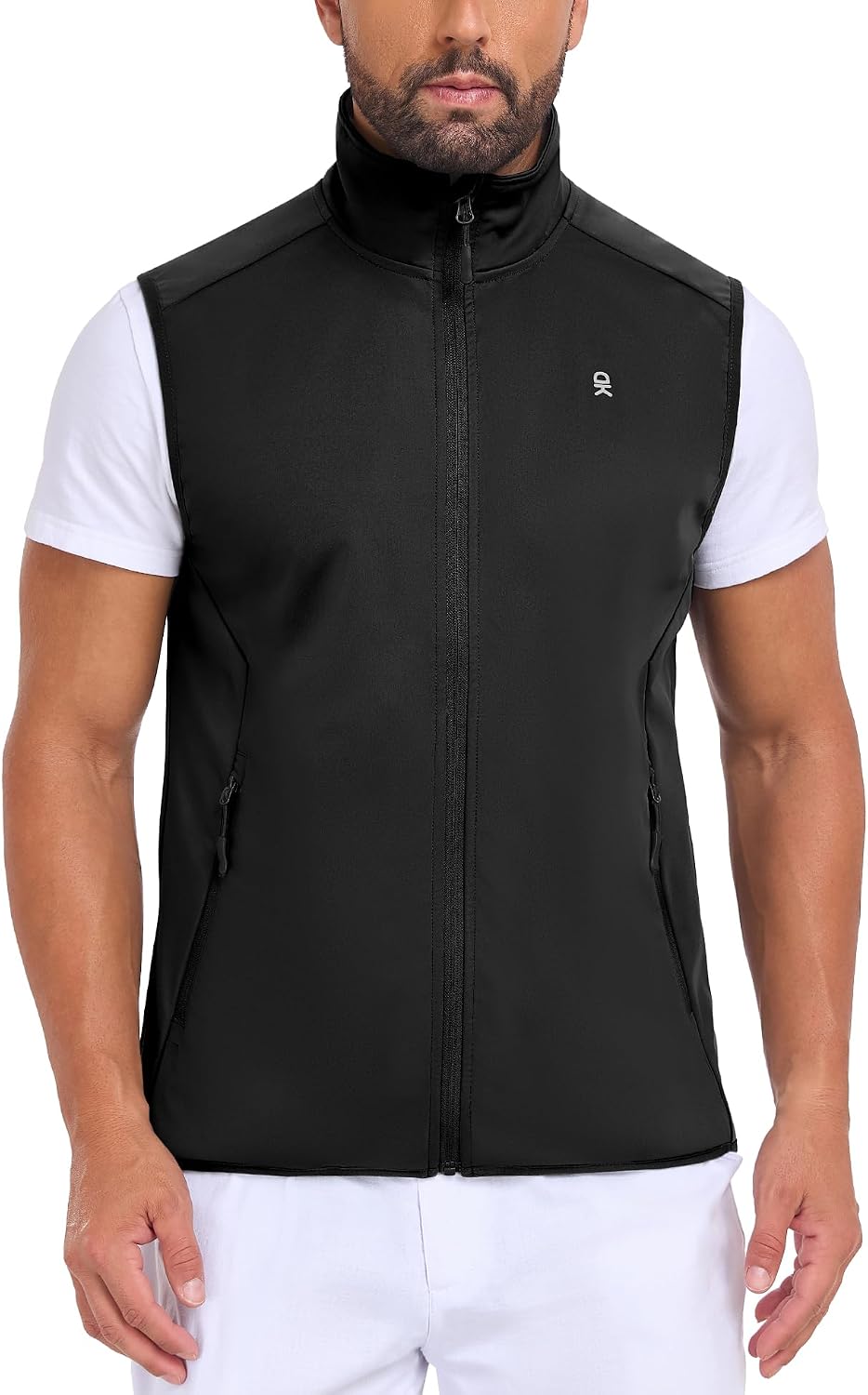 Chaleco impermeable elástico para ciclismo hombre