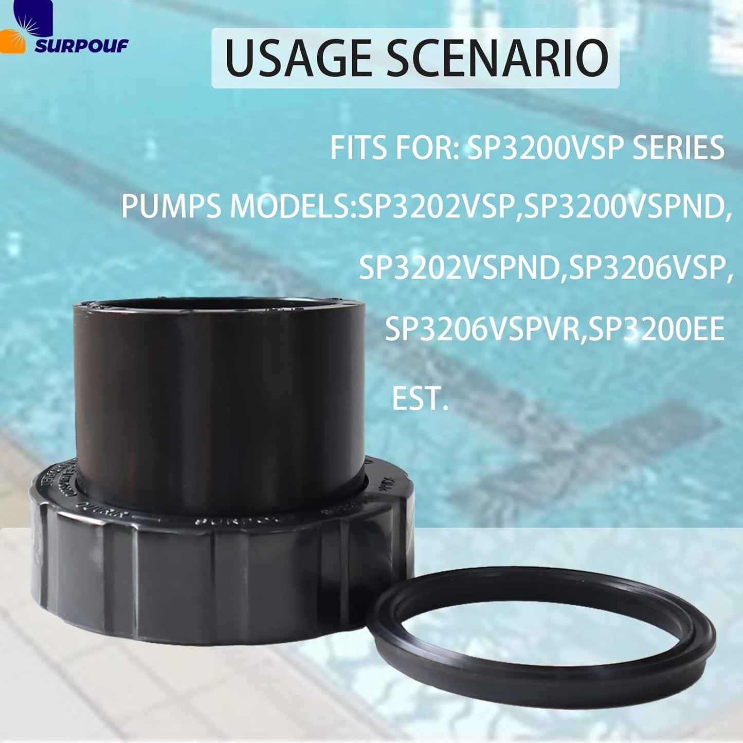 2 Bombas SPX3200UNKIT comp Hayward Union Tristar