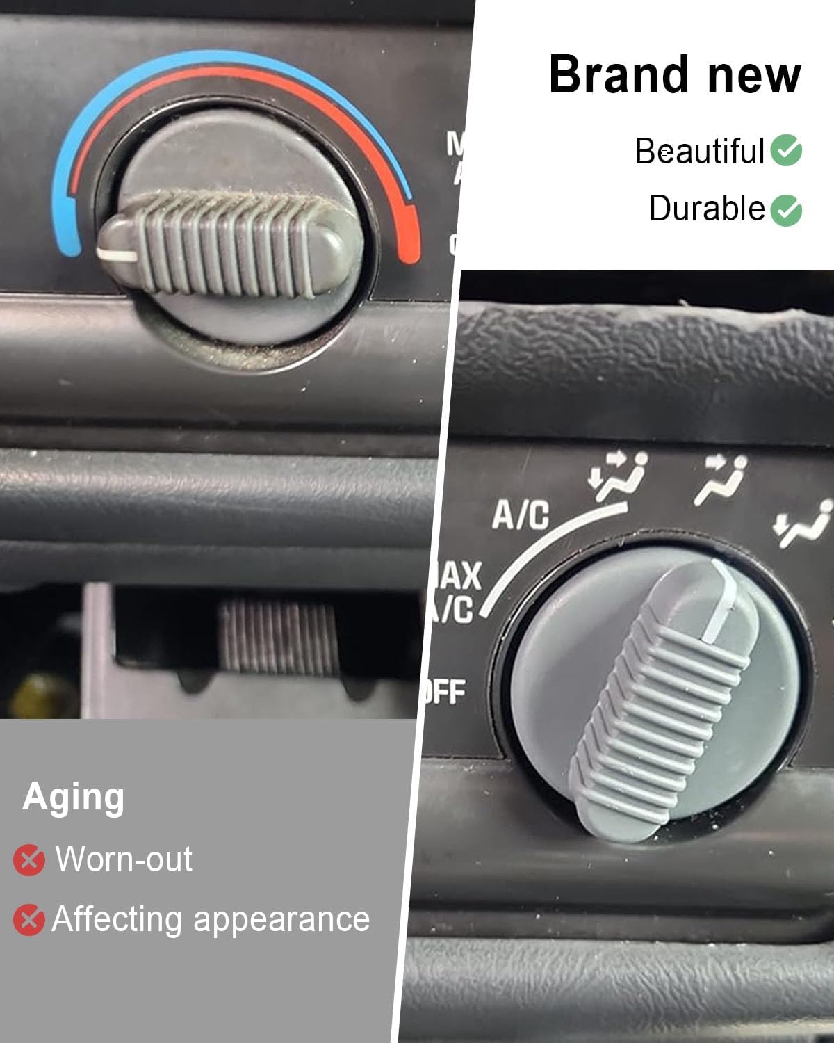 Pomo control calentador ventilador CA comp GMC Jimmy Blazer