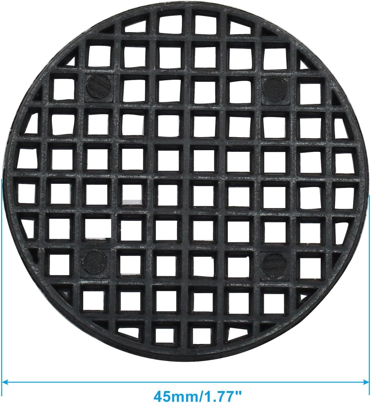 100 Pzas Almohadillas Malla Plástico para Macetas 45mm