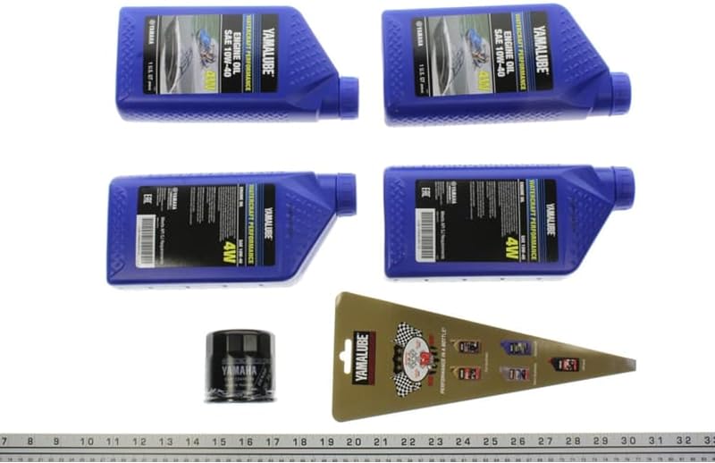 Kit cambio aceite motor Yamalube 10W40 Watercraft III