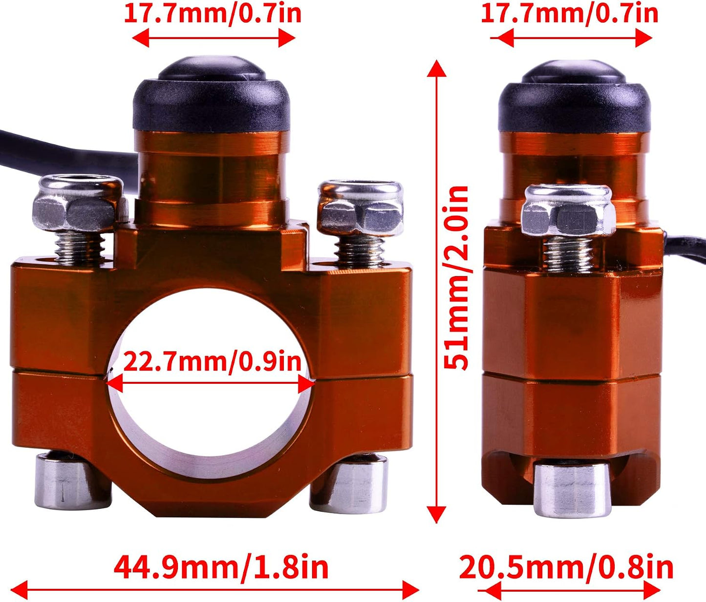 Interruptor motor motocicleta placa trasera SX EXC XCF