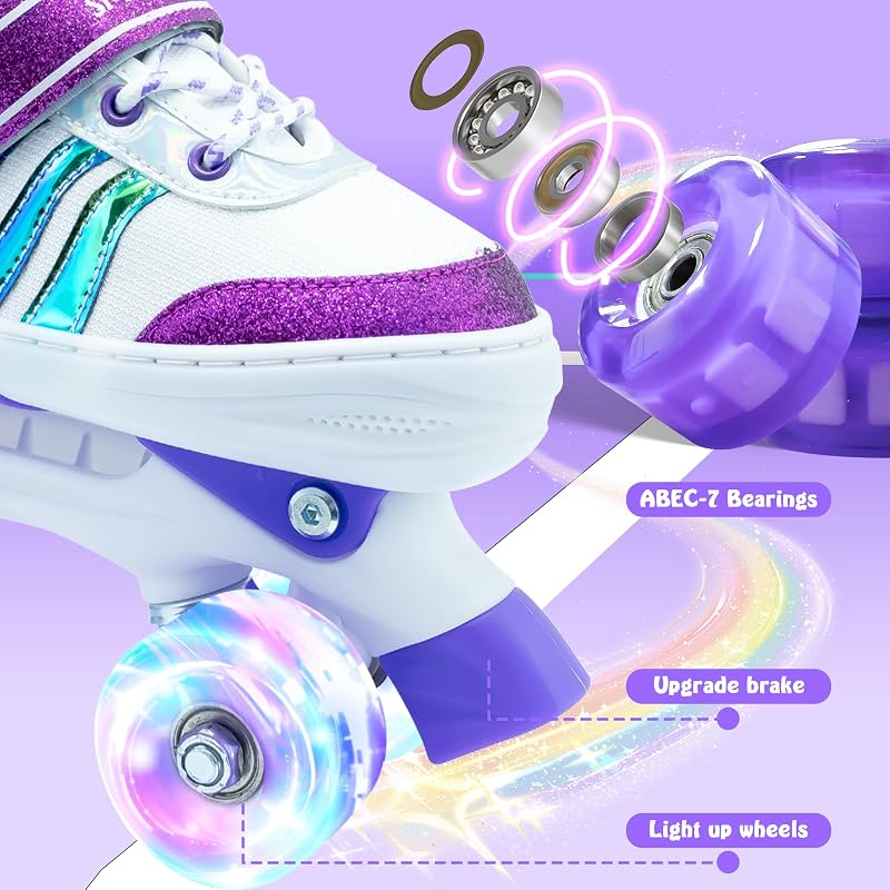 Patines ruedas ajustables para niños 3-12 años