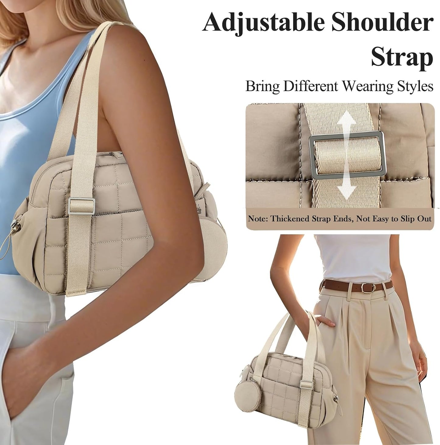 Bolsa duffel deporte mujer acolchada con compartimento húmedo