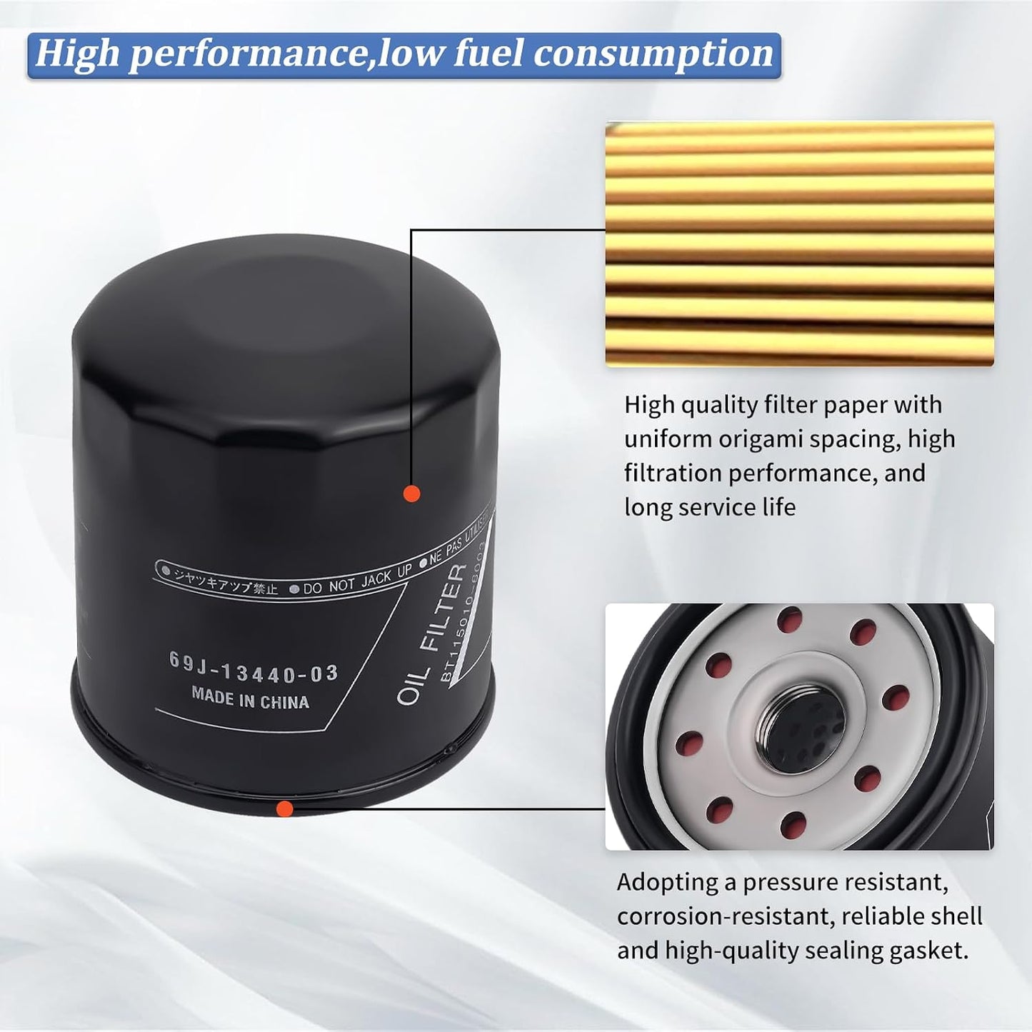 Filtro aceite motor fueraborda Yamaha F150-F250