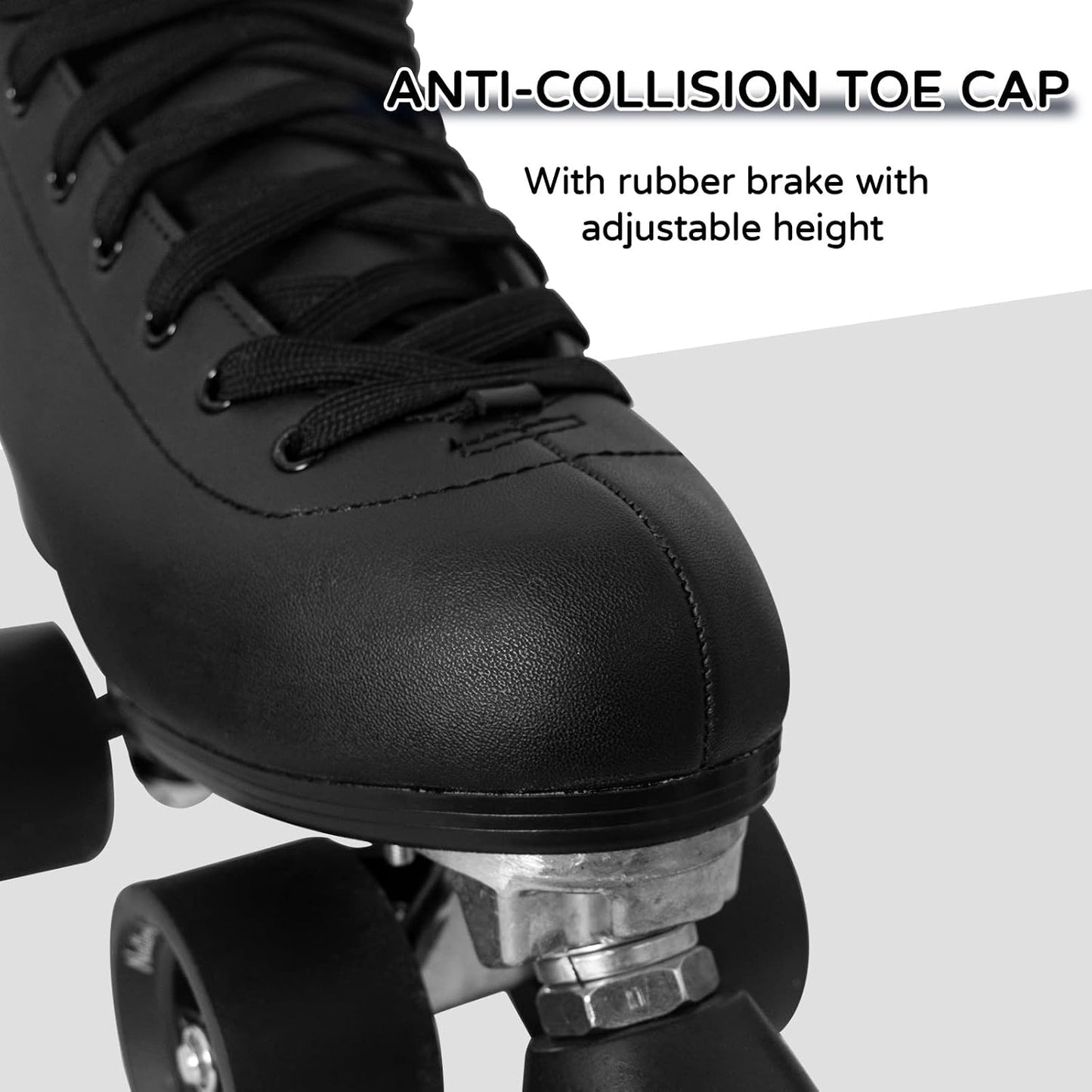 Patines Roller Unisex PU Cuero Interior Exterior