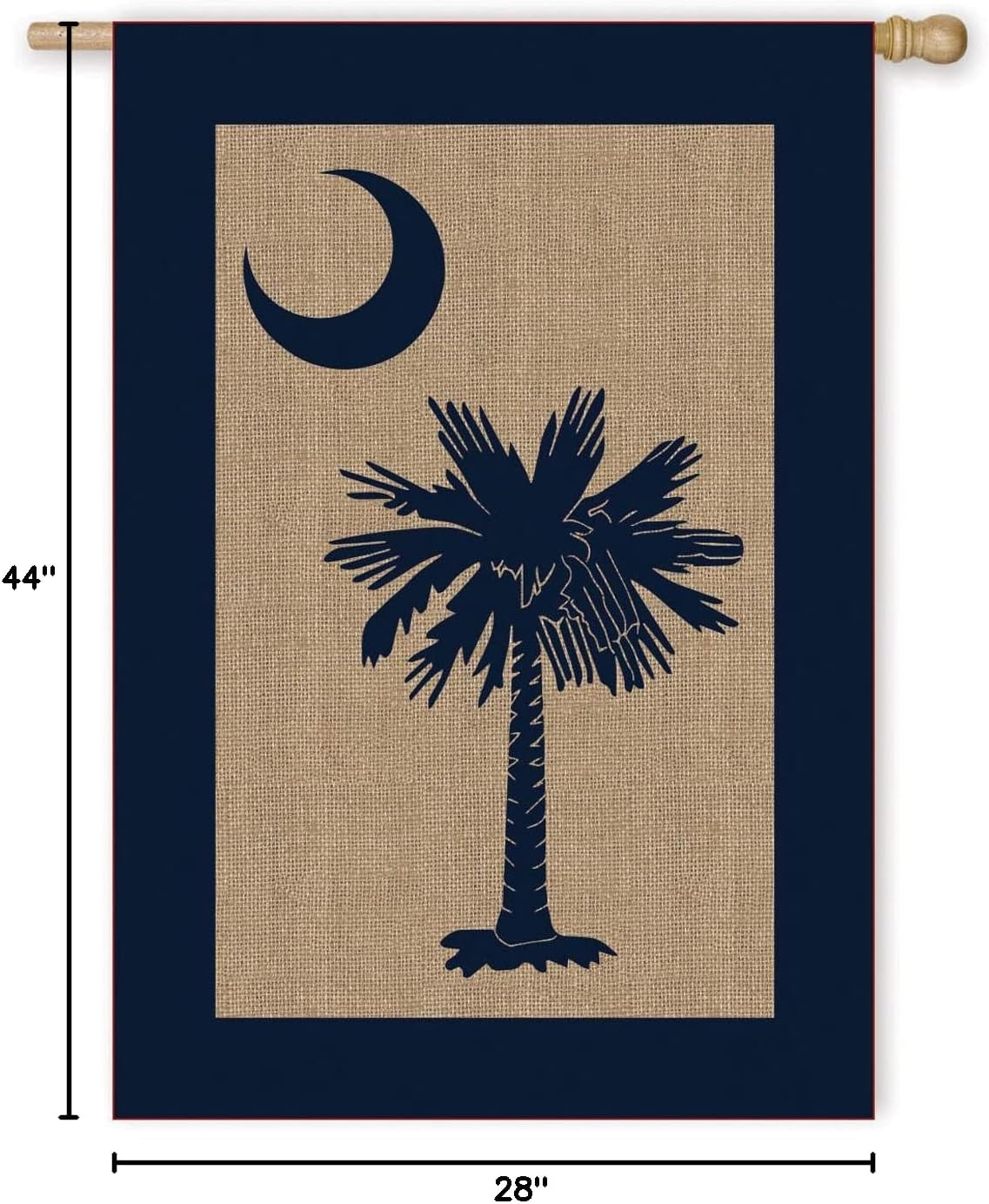 Bandera Palmetto Carolina del Sur 28x40