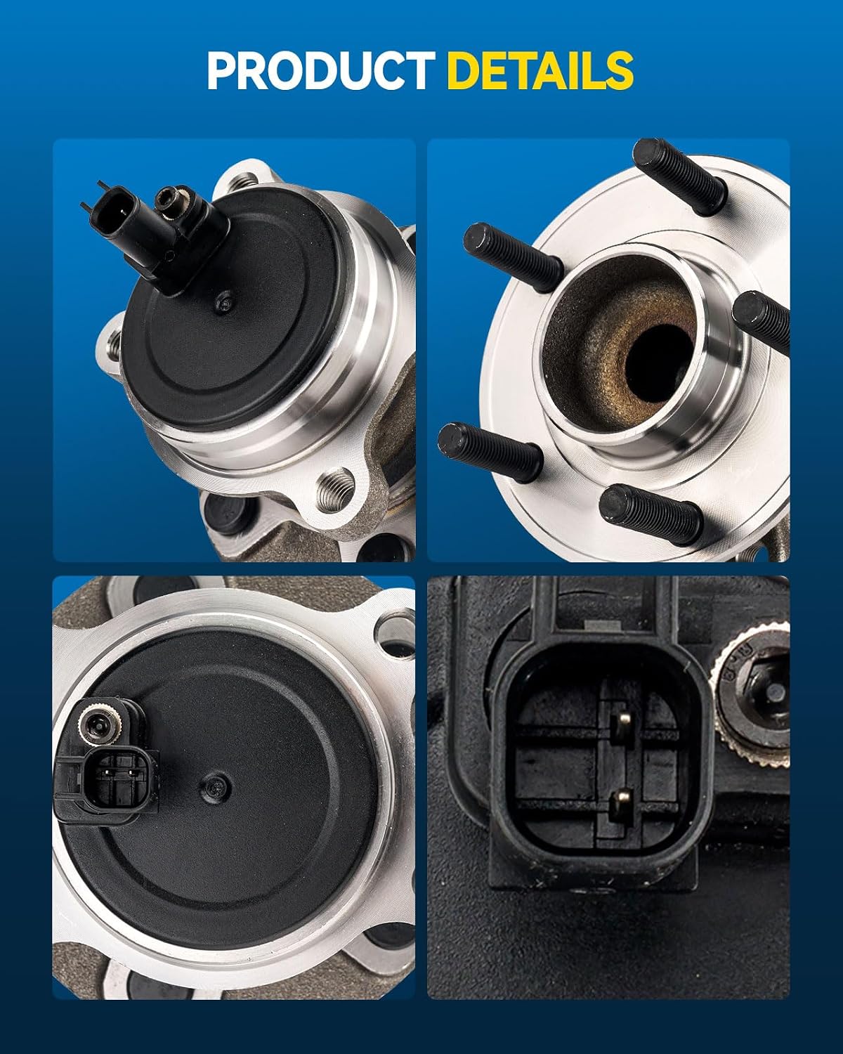 Cubo rodamiento trasero Ford Focus 12-18 con ABS 1 unidad