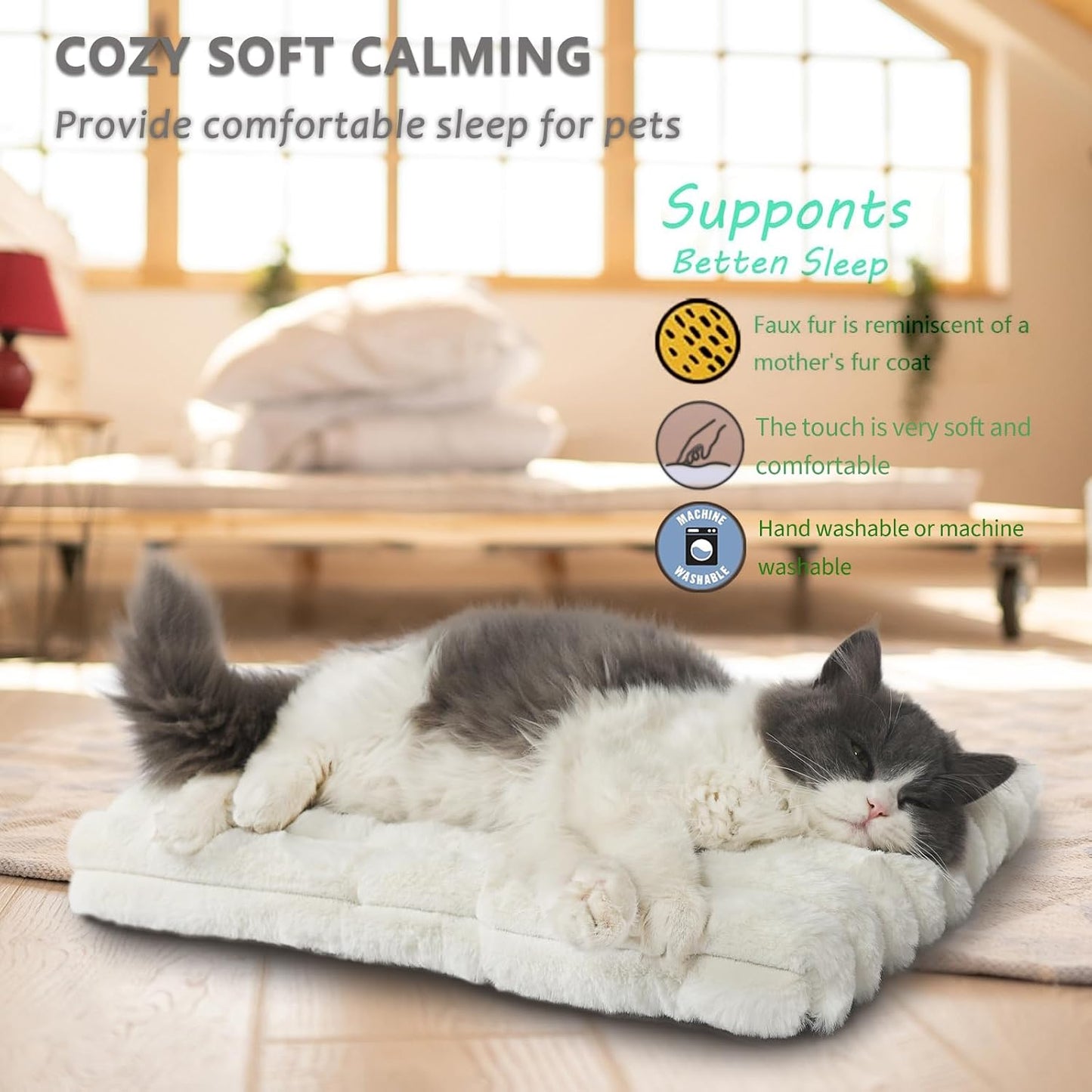 Cama para perros XS 12x18 antiresbalante para cachorros y gatos