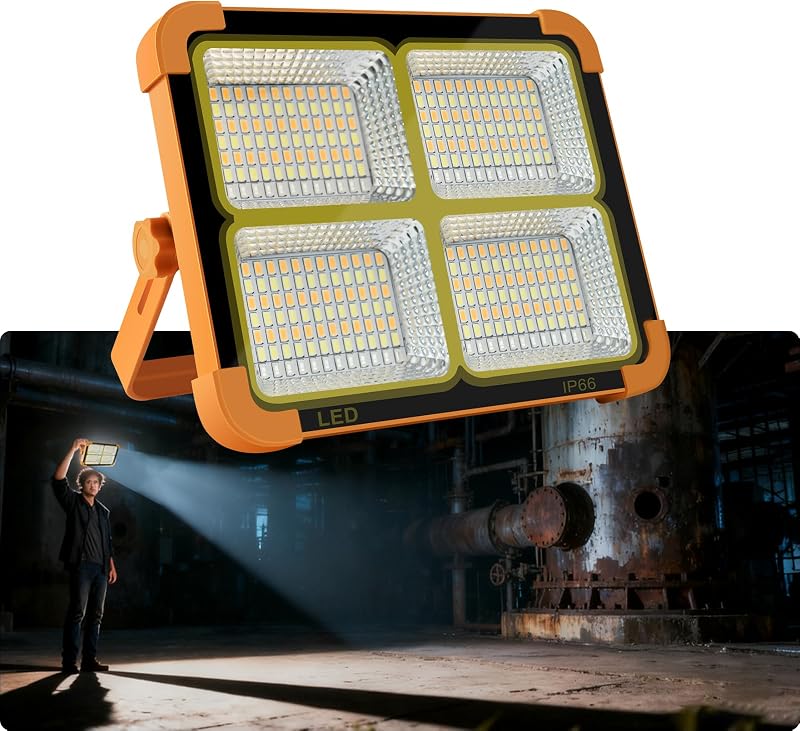 Luz trabajo LED portátil 100W 16500mAh