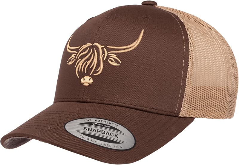 Sombrero béisbol camionero bordado cuerno largo