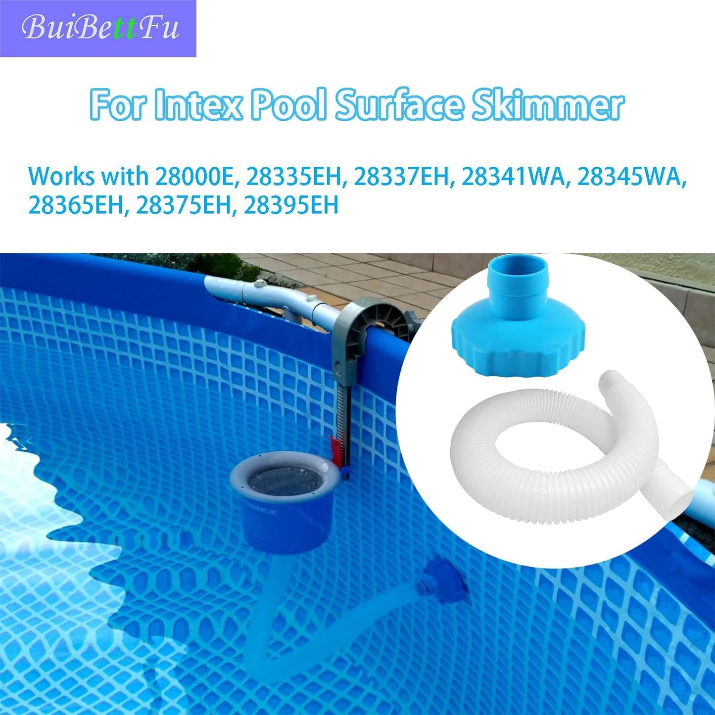 Set pzas repuesto manguera adaptador B piscina
