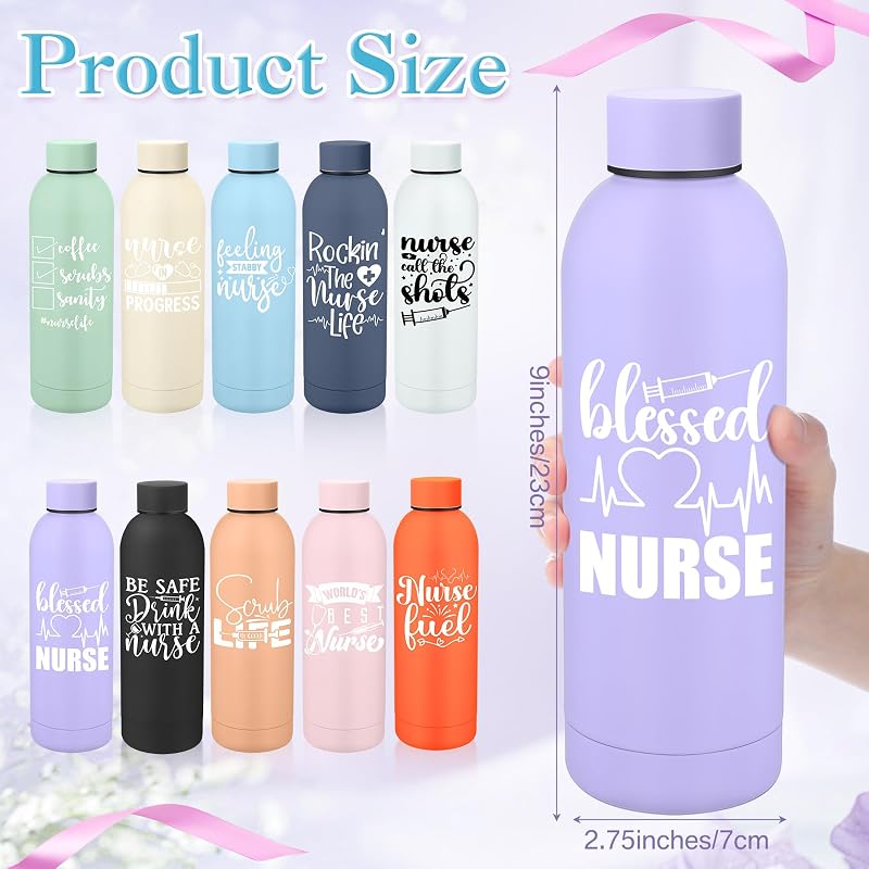10 Pzas Taza Termo Acero Inox 17oz Doble Pared