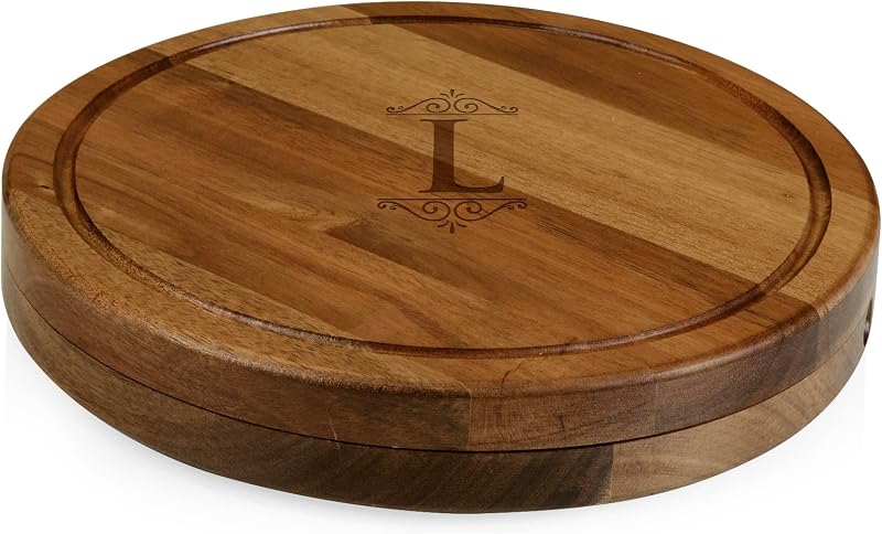 Tabla cortar queso acacia circo personalizada con