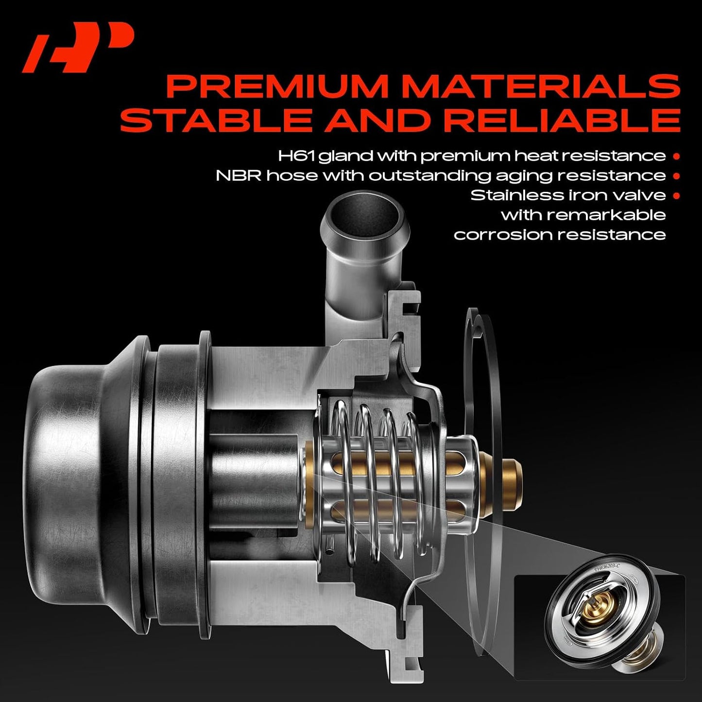 Termostato motor con sello comp Chevrolet Silverado Tahoe