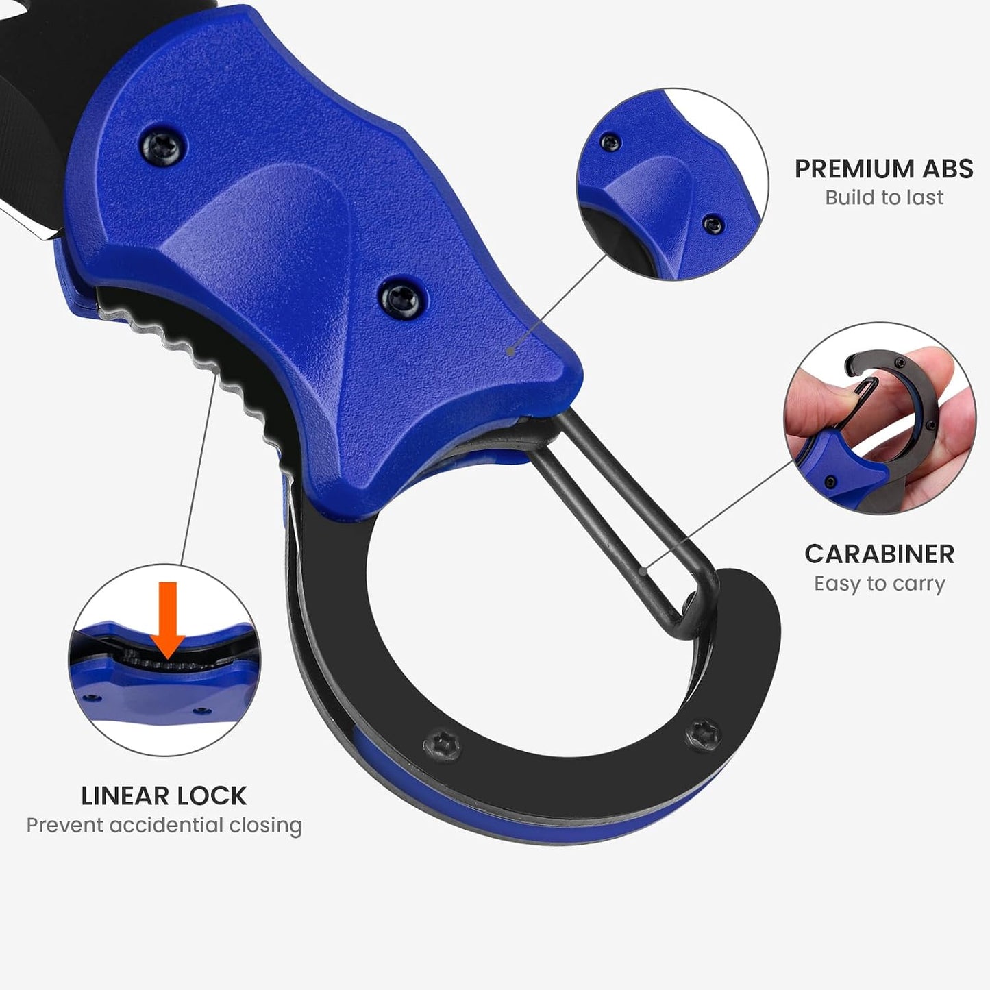 Cuchillo plegable para hombres 1.34pulg hoja afilada EDC