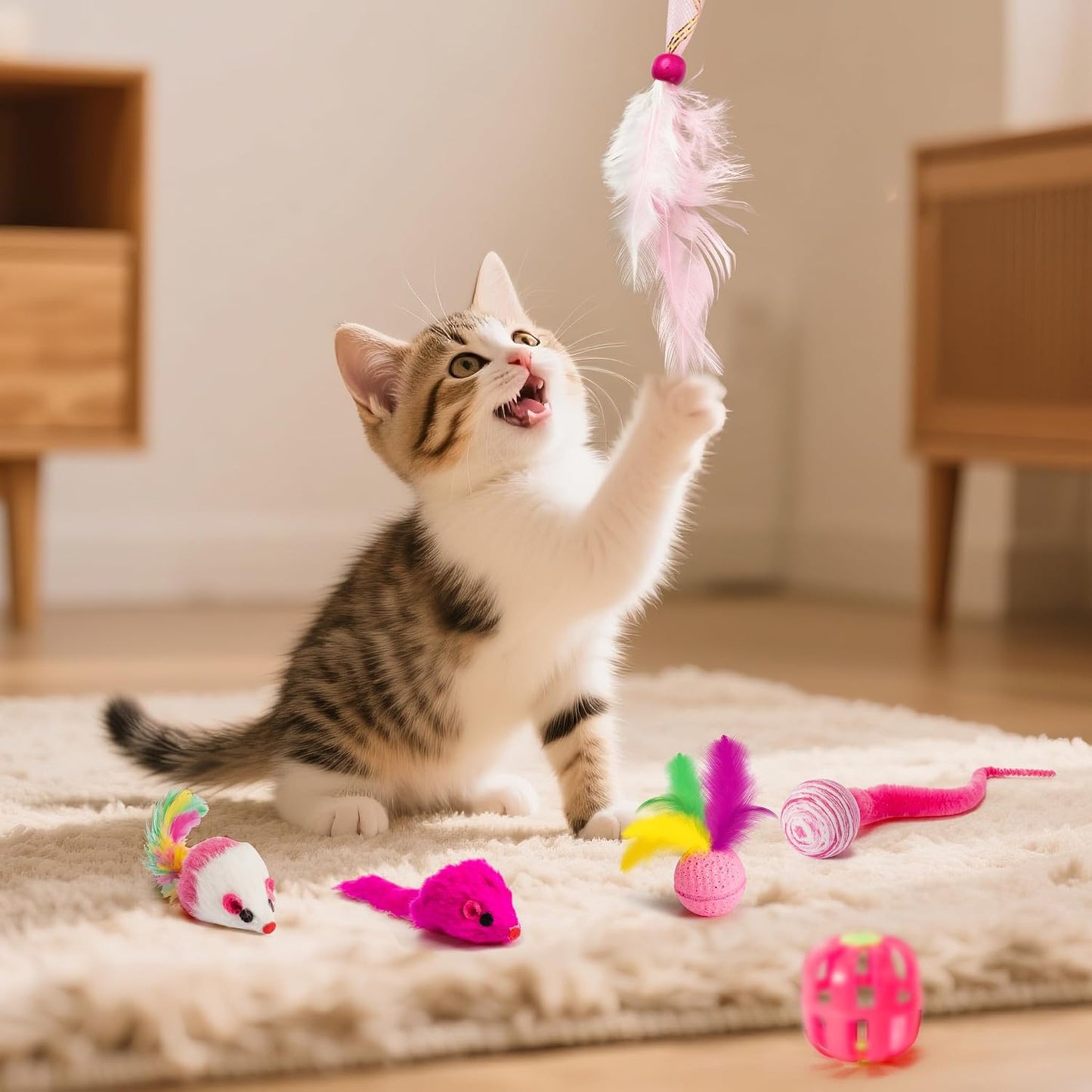 Juego 27 Pzas Juguetes Interactivos para Gatos