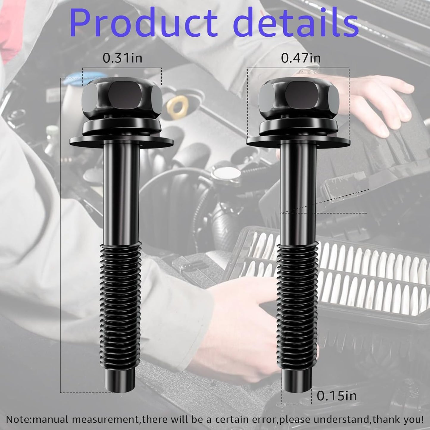 Tornillos cubierta filtro aire comp Honda Civic CR-V