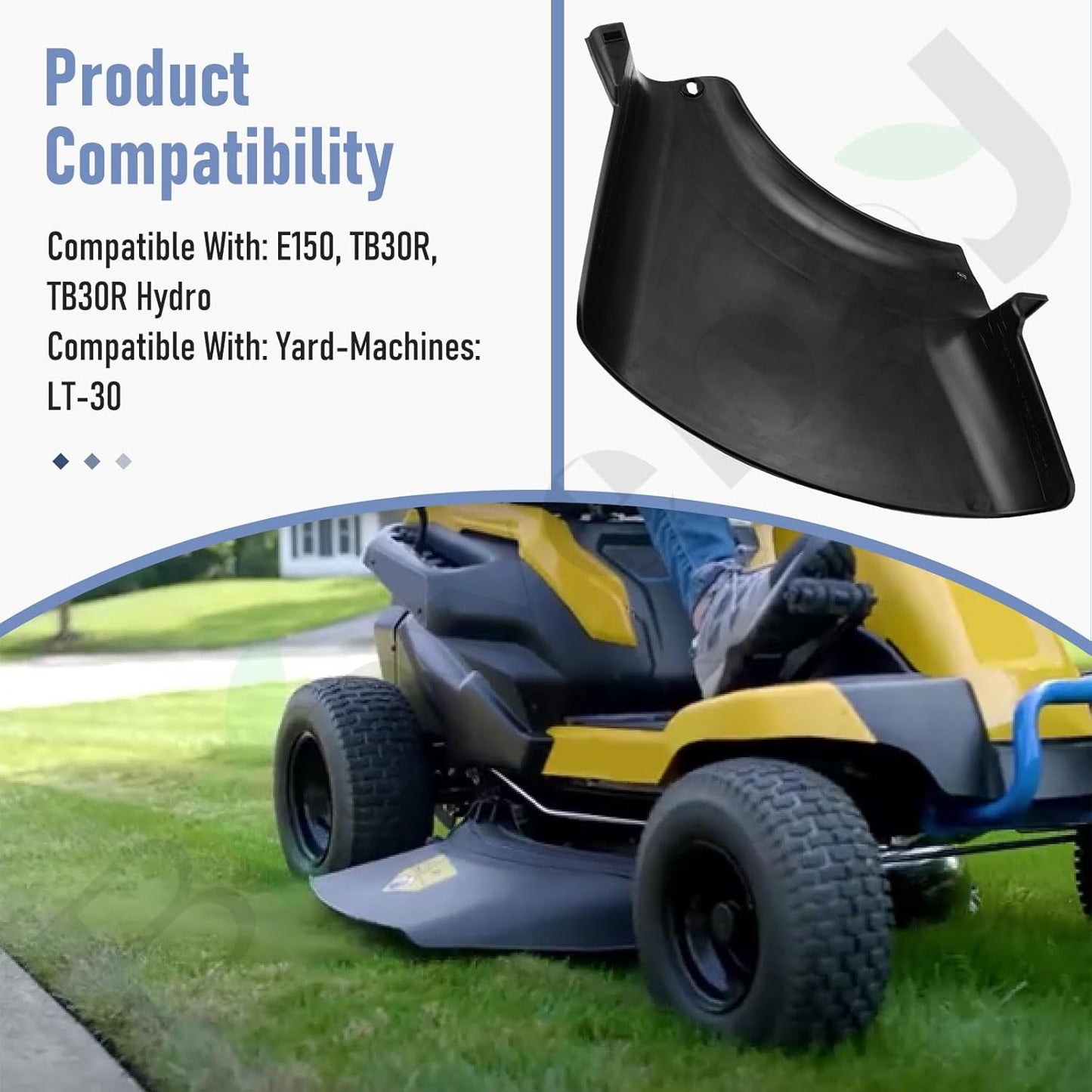Conducto descarga lateral 30pulg comp CUB Cadet CC30E