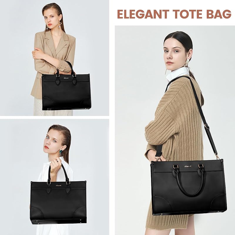 Bolso laptop 15.6pulg para mujer impermeable con portavasos