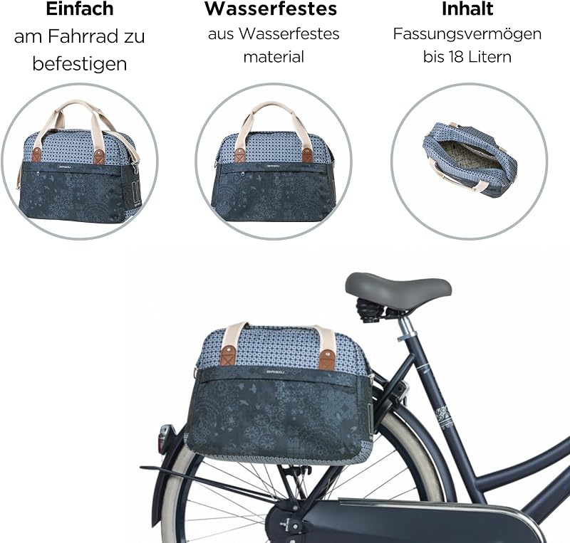 Bolsa Klickfix para Bicicleta 16l Negro