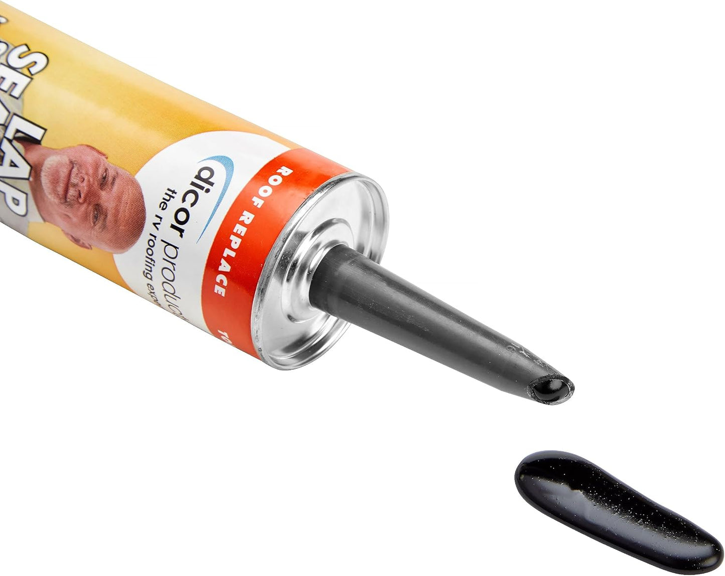 Sellador juntas autonivelante 10.3oz negro para techos