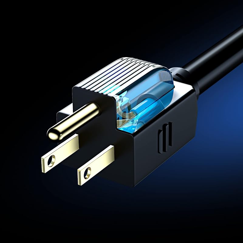 Cable extensión interior 50ft negro 16 SJTW ETL