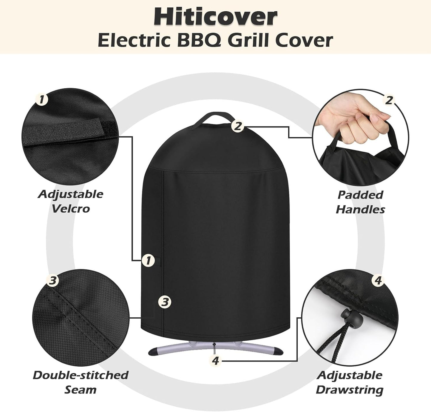 Cubierta impermeable parrilla eléctrica Charbroil 25"