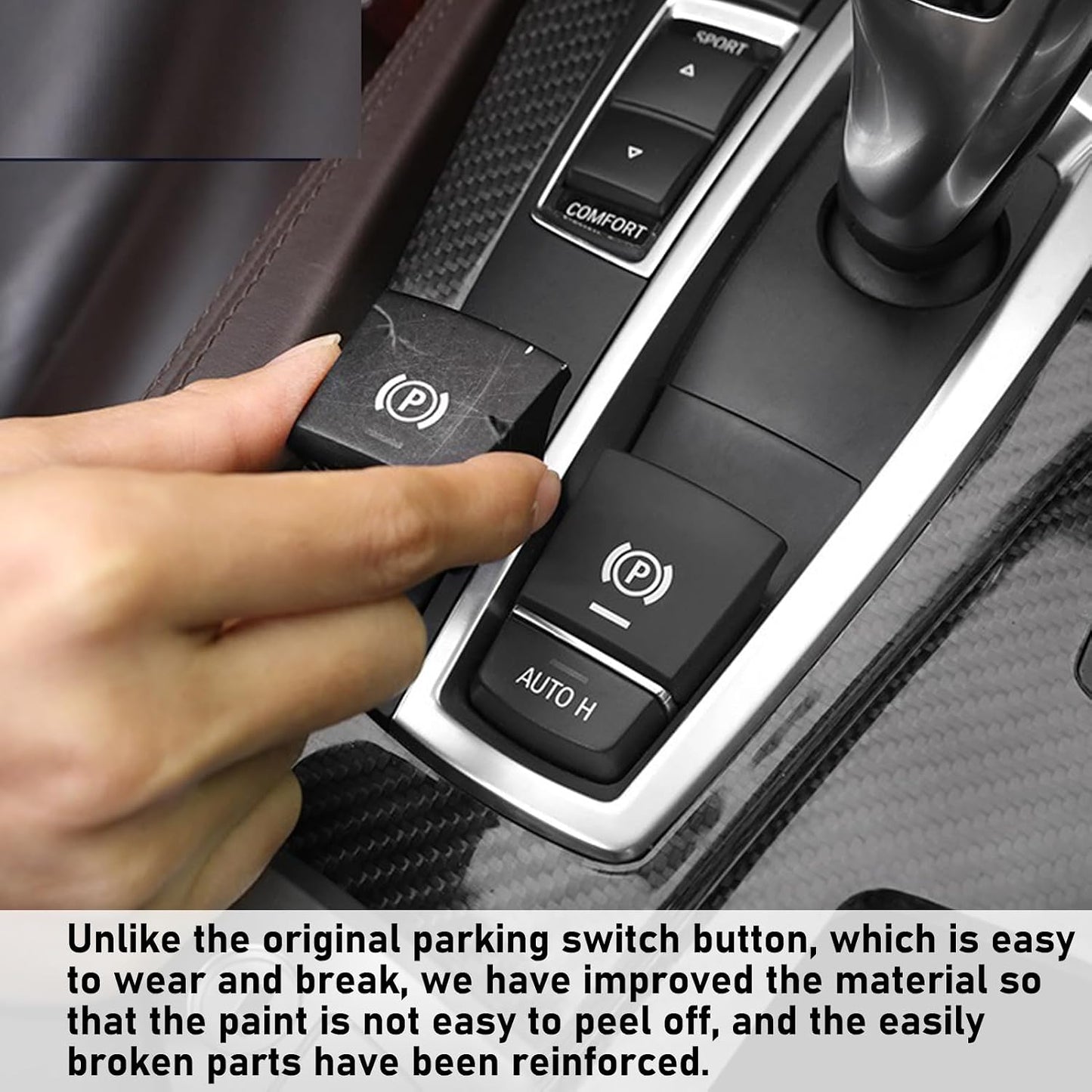Cubierta botón freno estacionamiento BMW F10/F12 2015-19