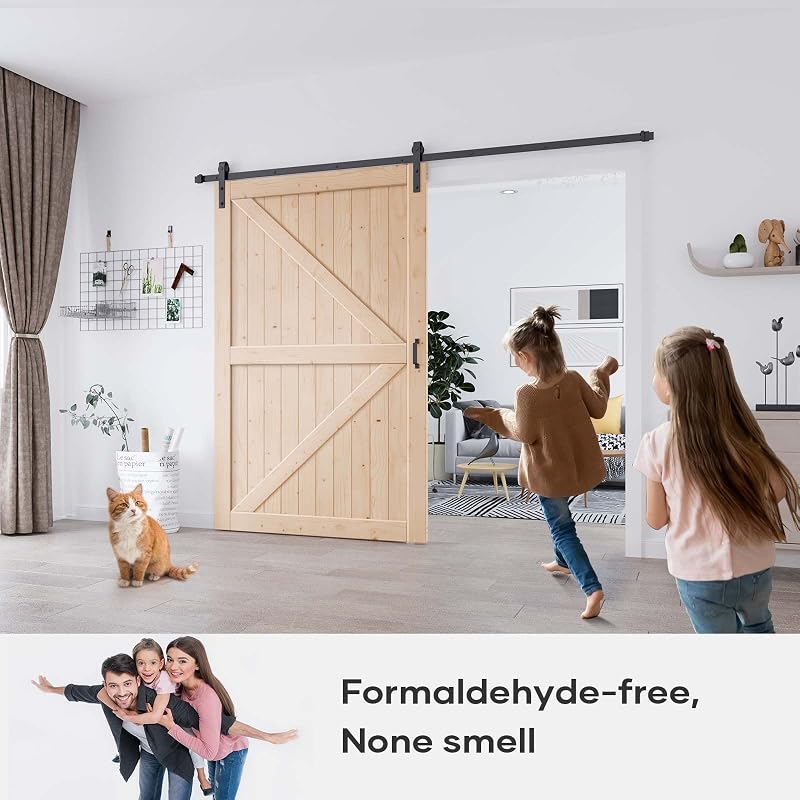 Puerta corrediza granero 54x84" kit herrajes asa incluida