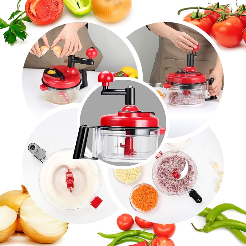 Cortador manual alimentos 40.6oz libre BPA resistente