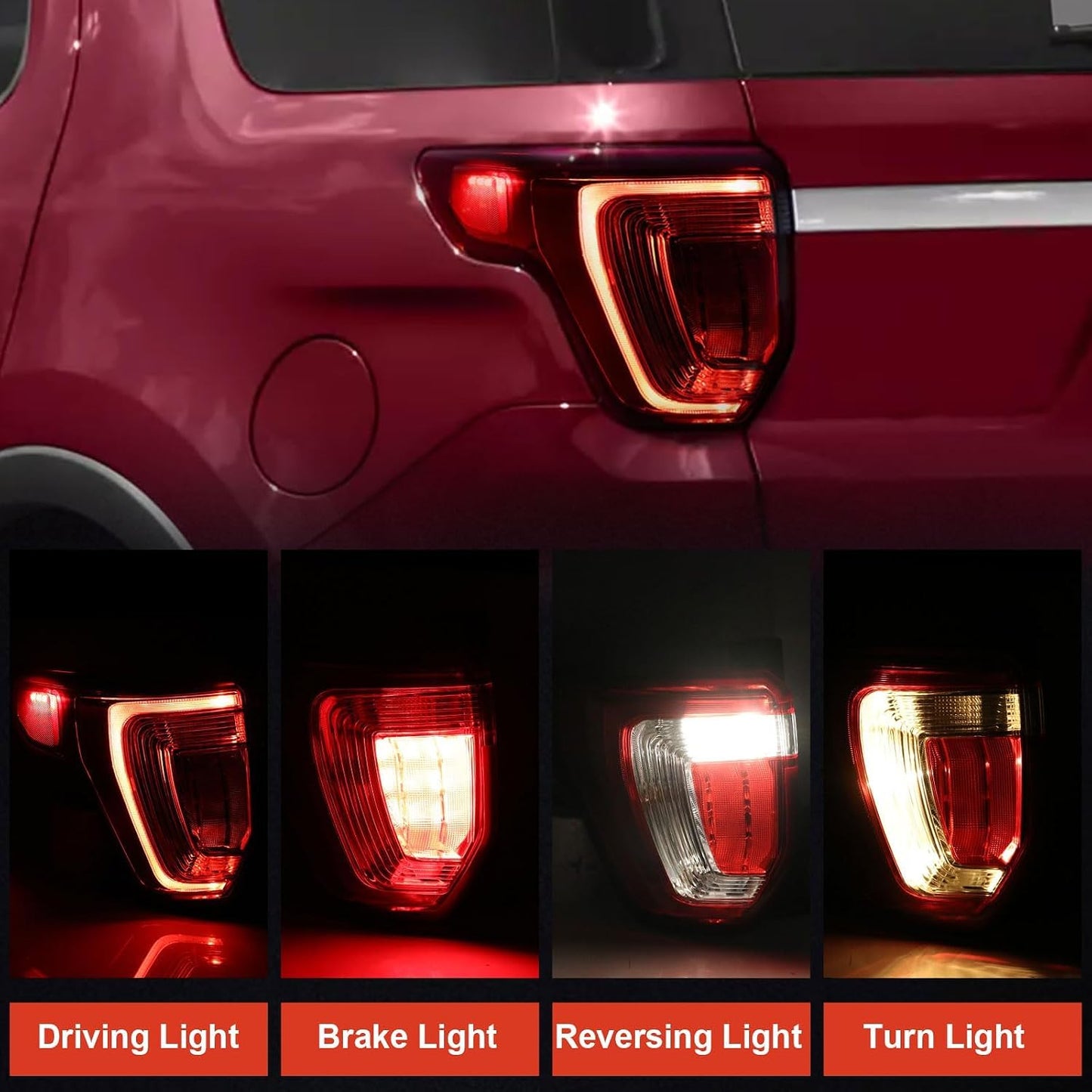Luz trasera LED Ford Explorer lado izquierdo con arnés