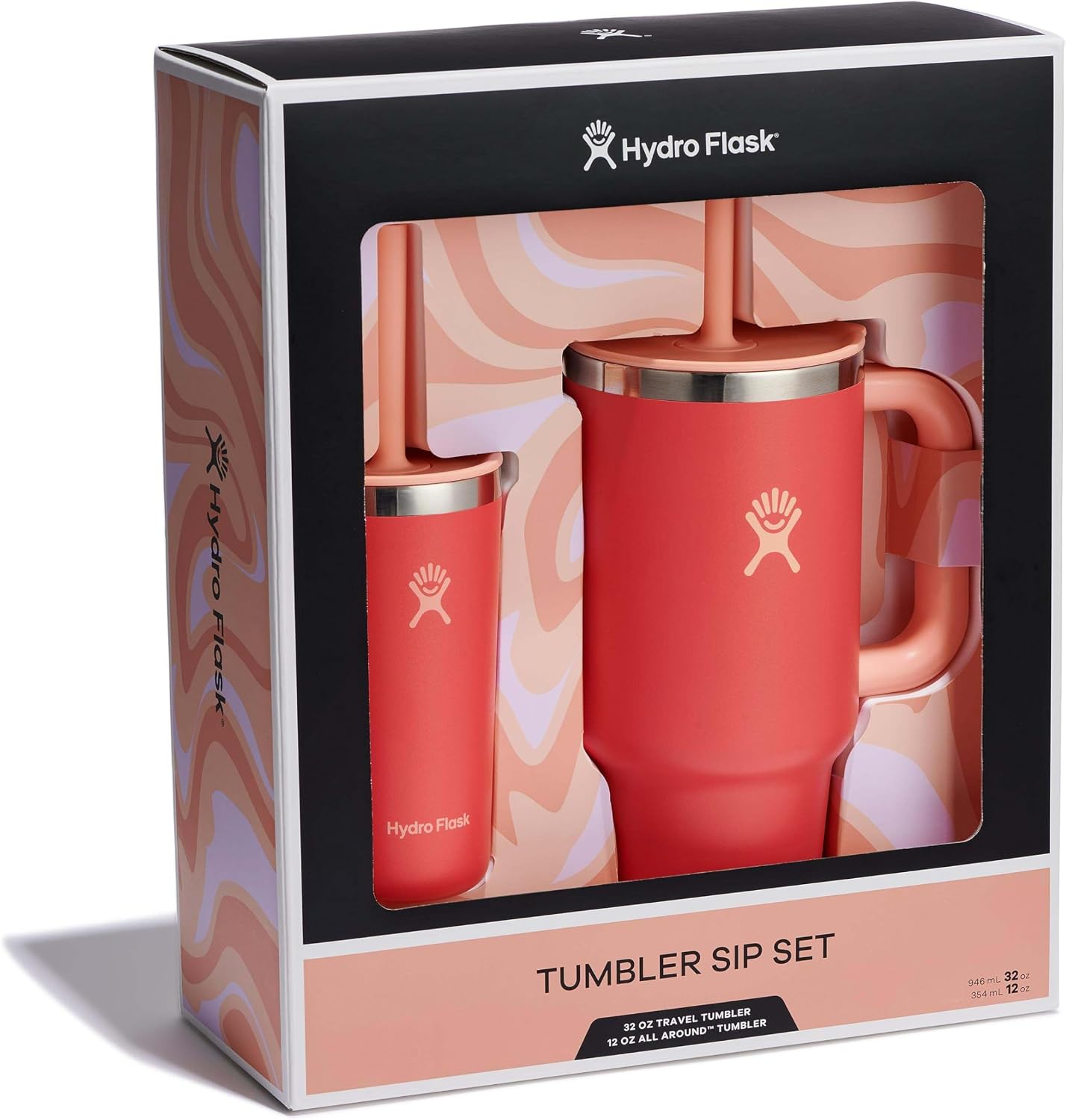Set 2 Vasos Sorber Hydro Flask 40oz y 12oz