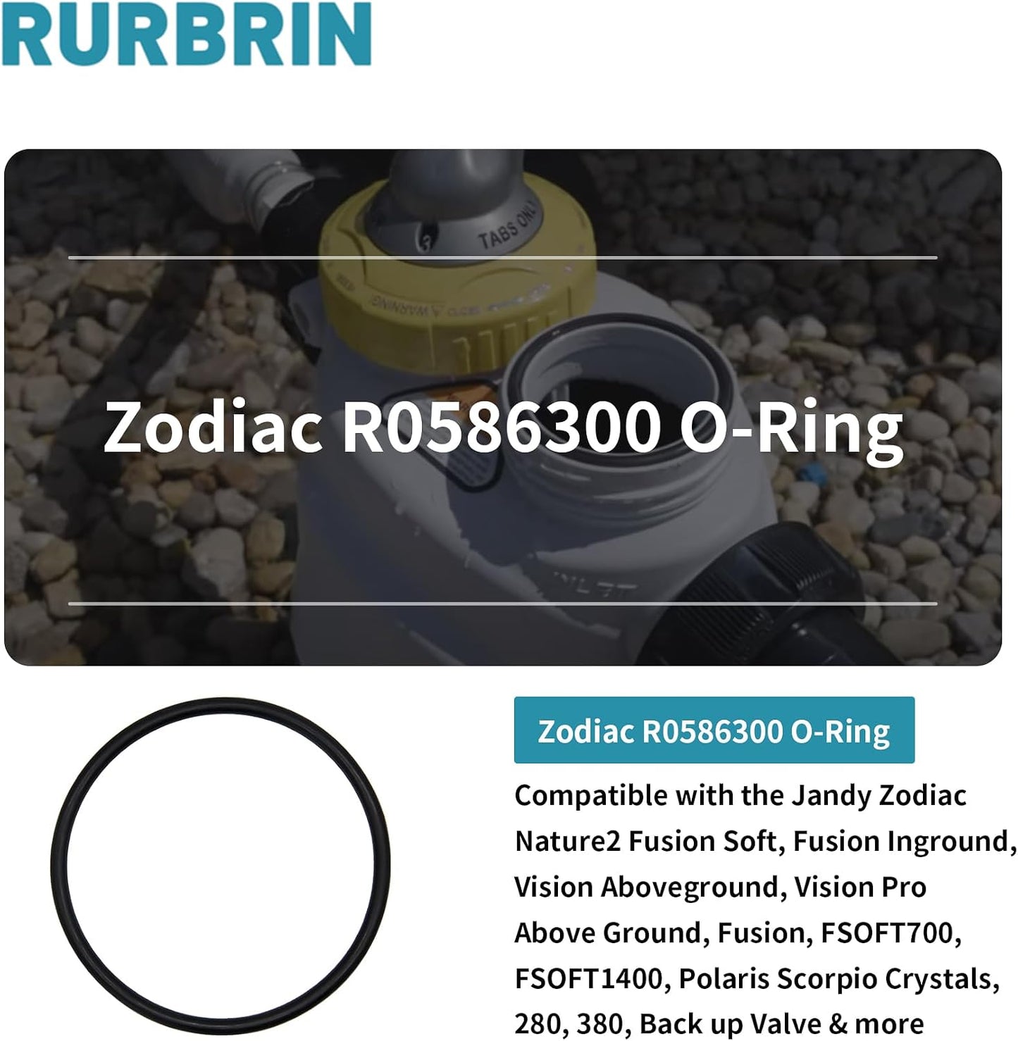 Anillo tórico Viton comp Jandy Zodiac Fusion