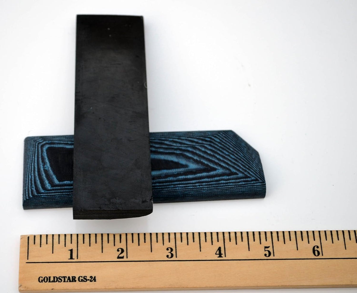 Set Cuchillos G10 Negro Azul Calidad 5in