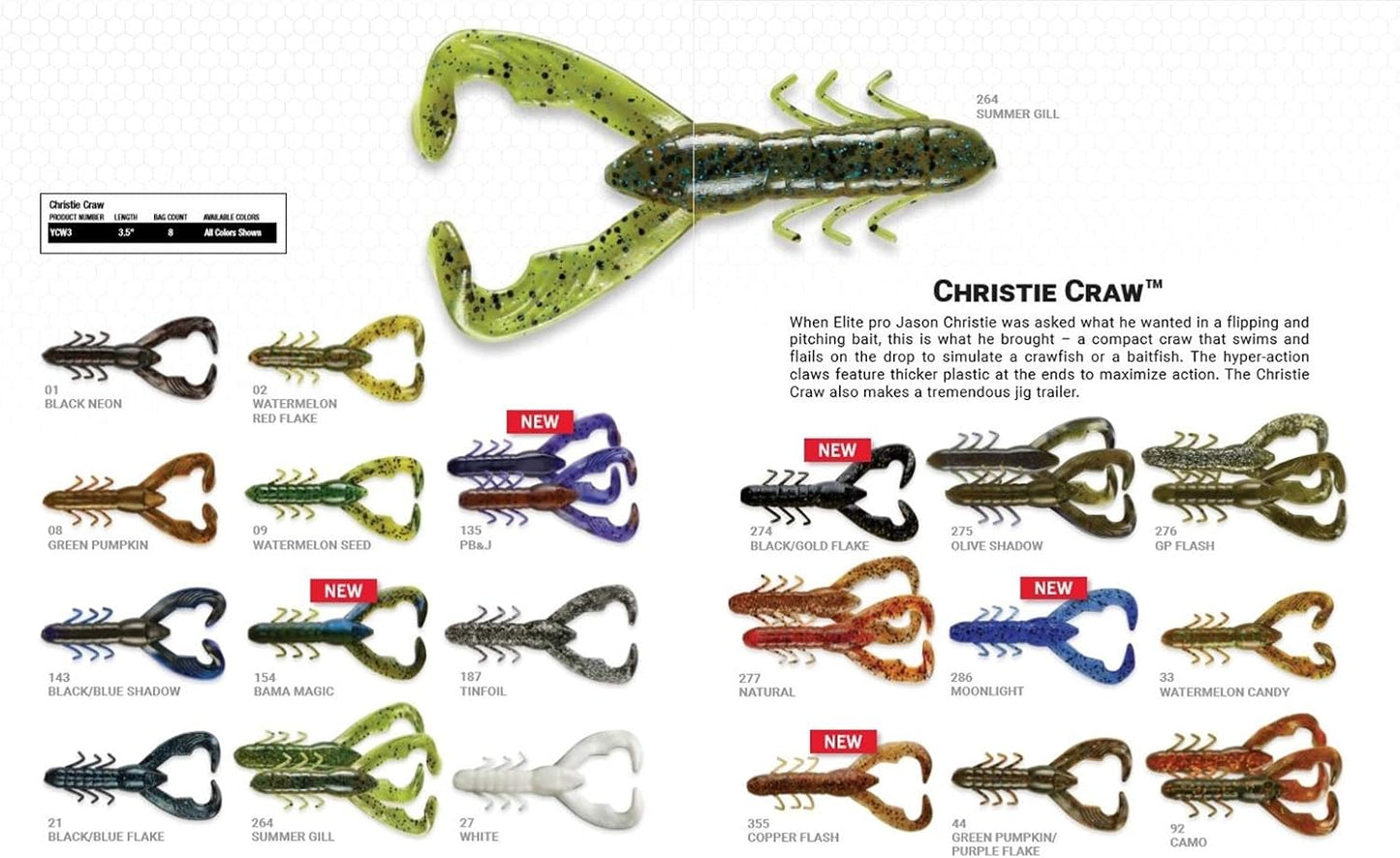 Señuelo Christie Craw Sandía Candy 3.5