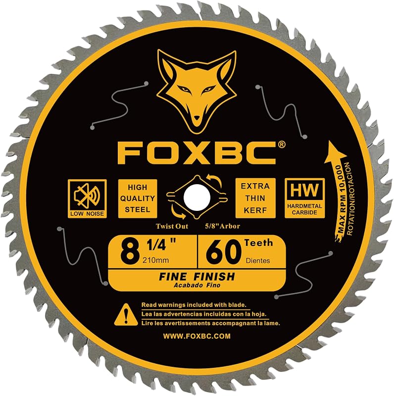 Hoja sierra circular 8 1/4pulg 40-60 dientes pack 2