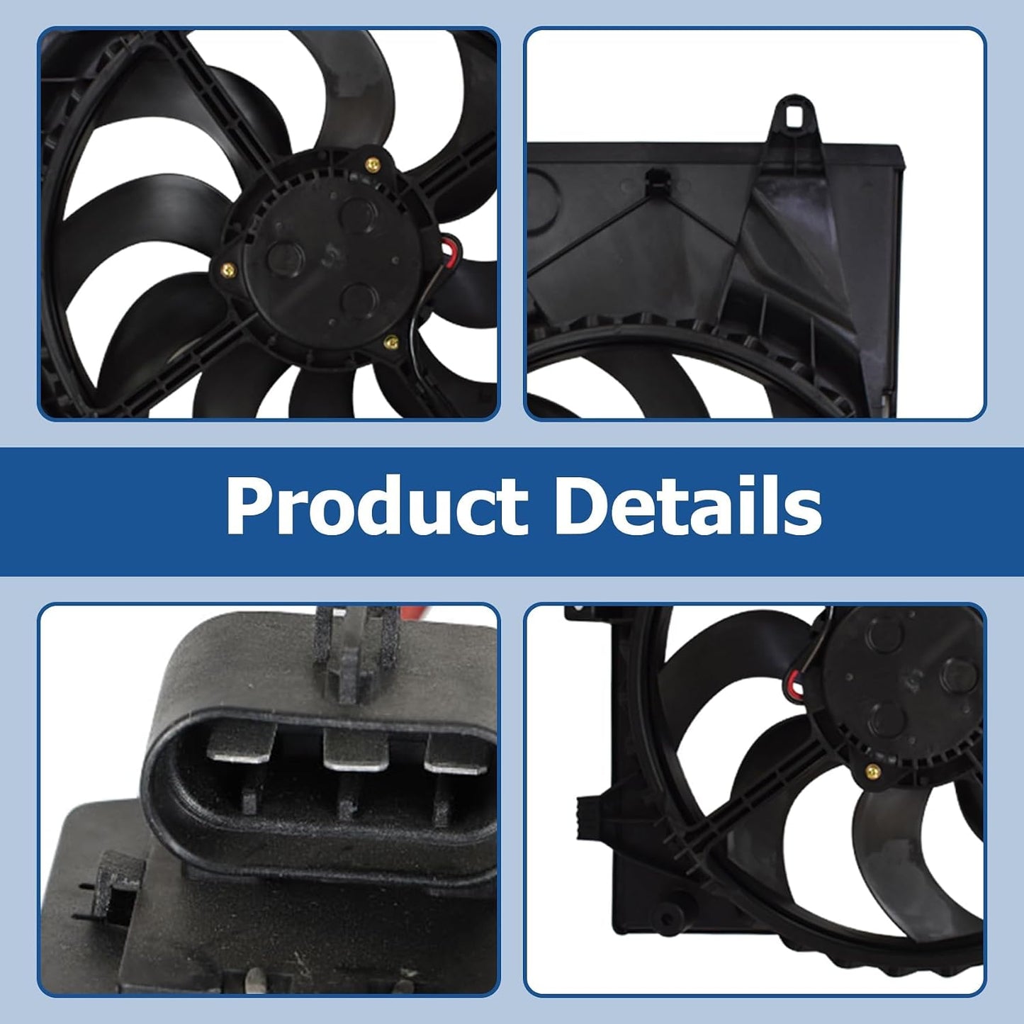 Repuesto kit motor ventilador radiador Chevy Sonic 12-18