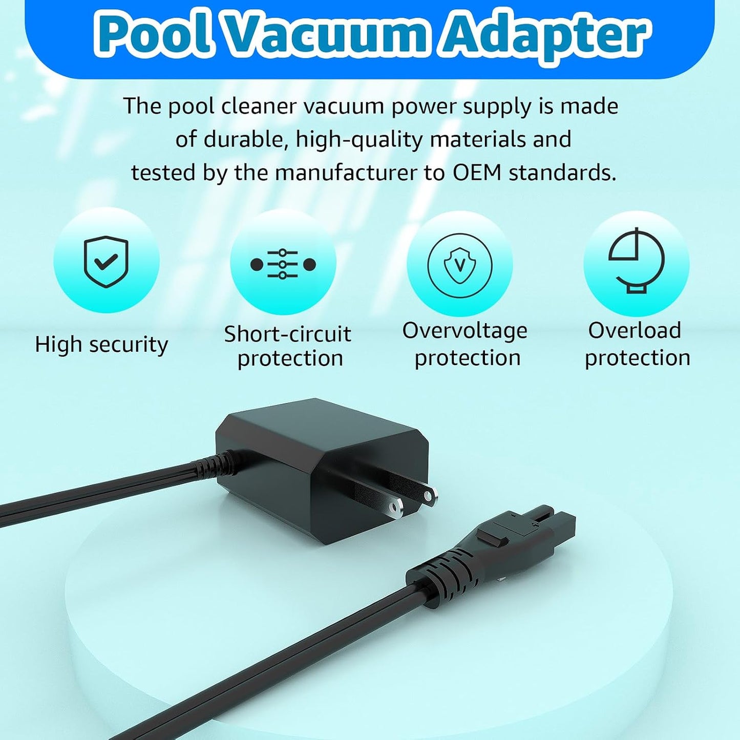 Cargador 8,6 V para aspiradora Pool Blaster