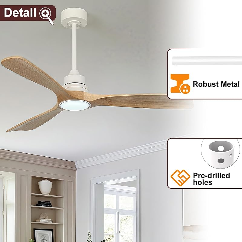 Barra extensión ventilador techo 36" 1" blanco universal