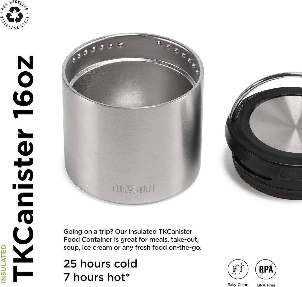 Recipiente aislado alimento 16oz set 2