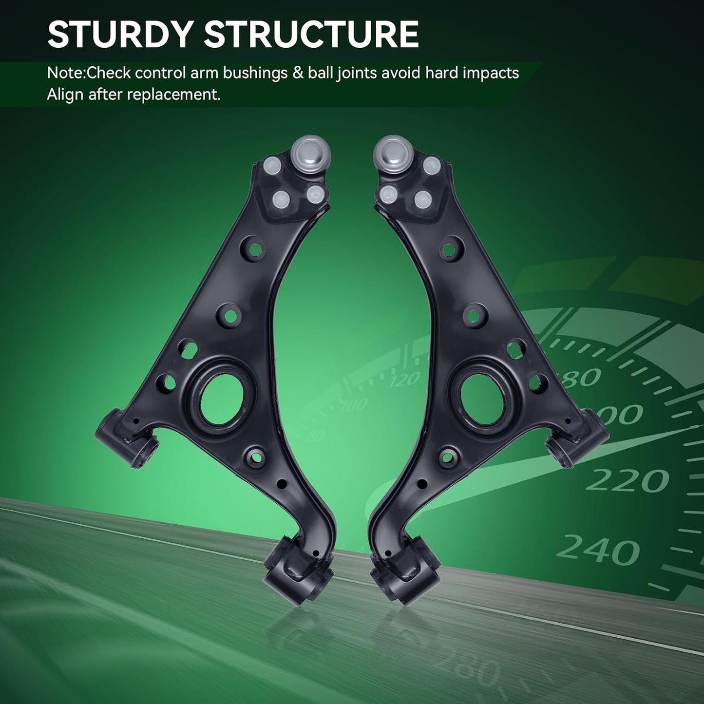 2 Pzas Brazo Control Delantero Buick Encore 13-22 Chevy Trax