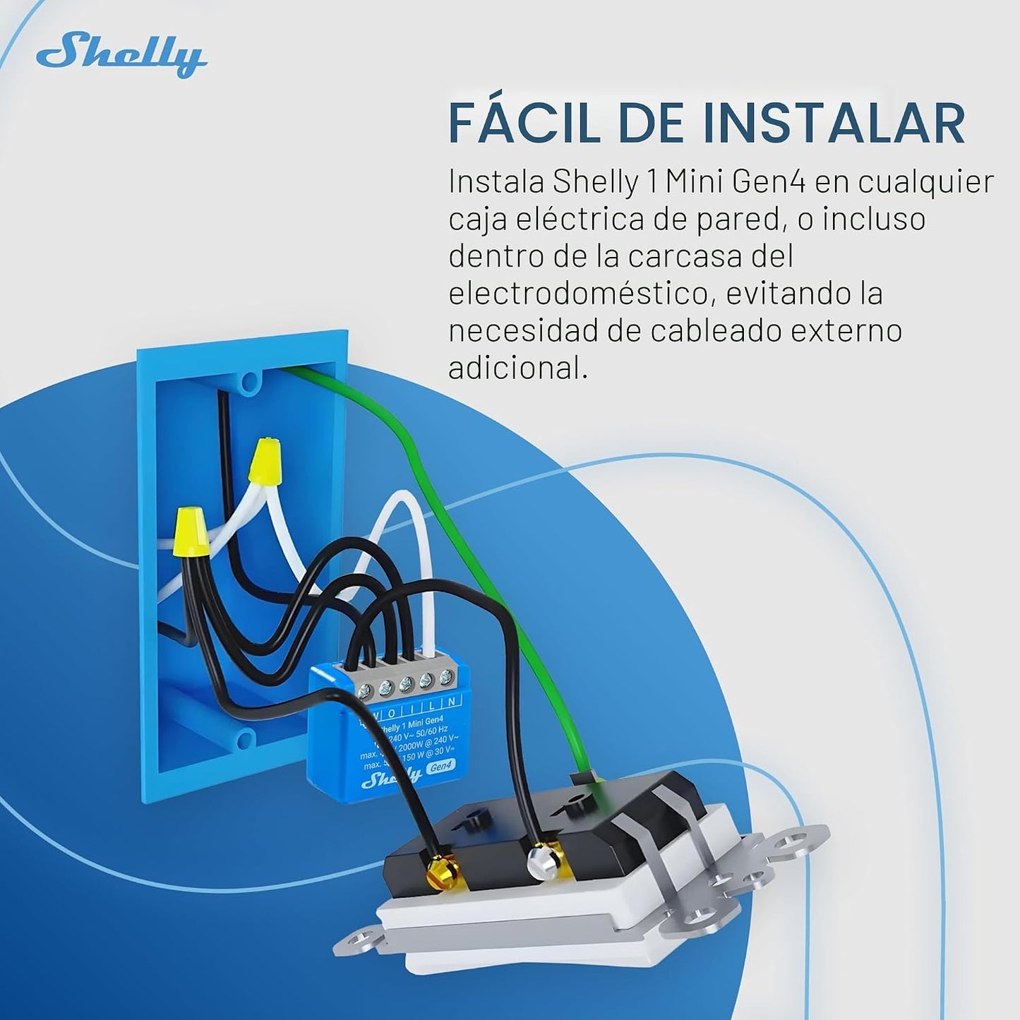 Interruptor relé inteligente Wi-Fi Zigbee 1 canal automatización hogar