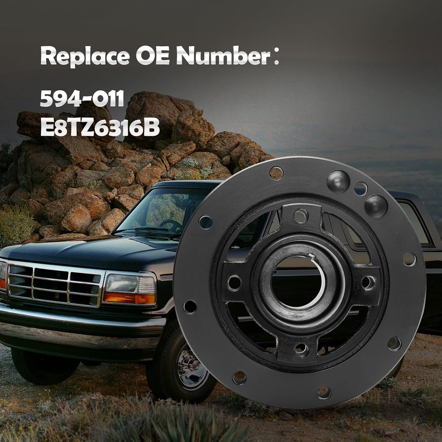 Polea balancín motor V8 comp Ford F-150 82-96