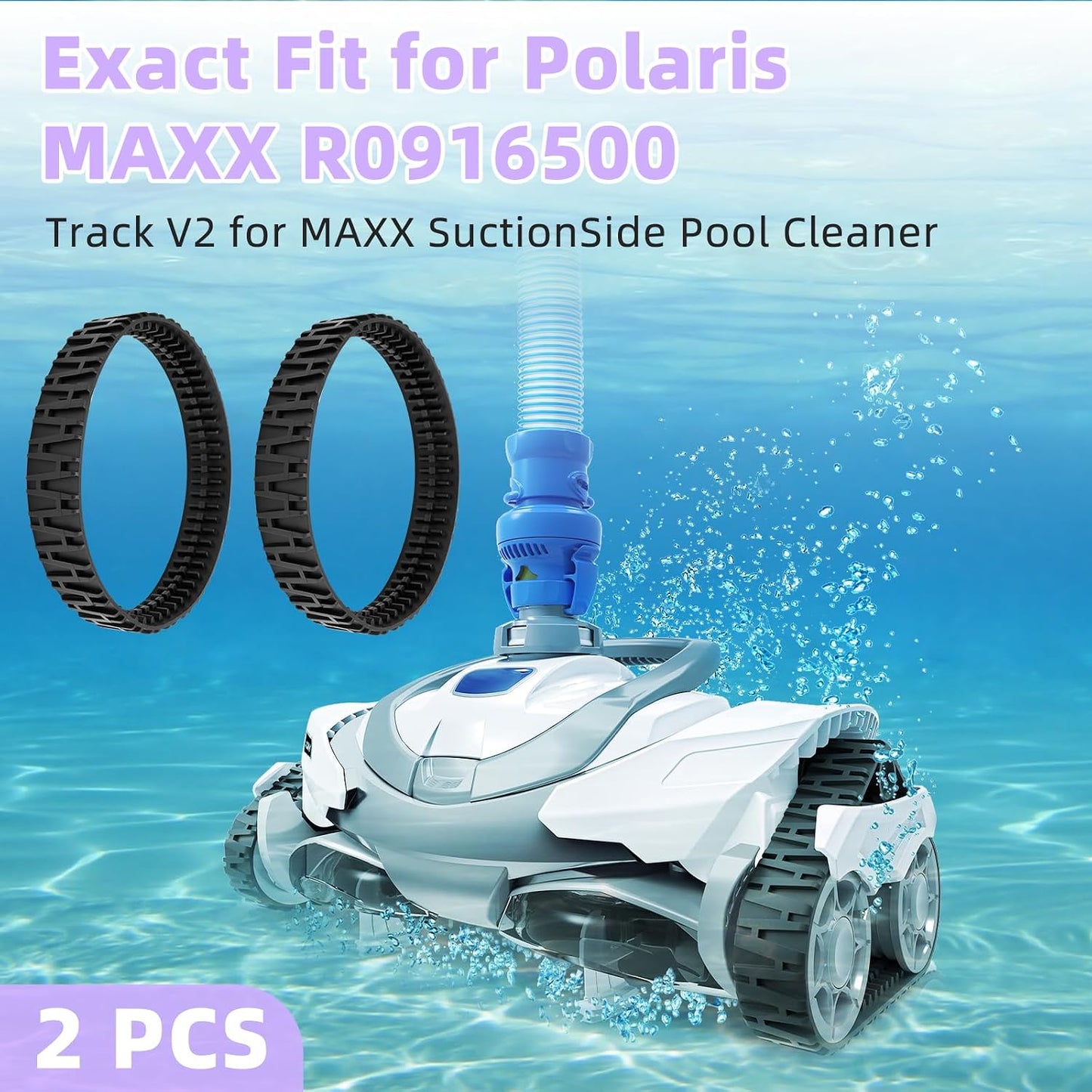 2 Pzas Track V2 comp Polaris MAXX limpiador piscina