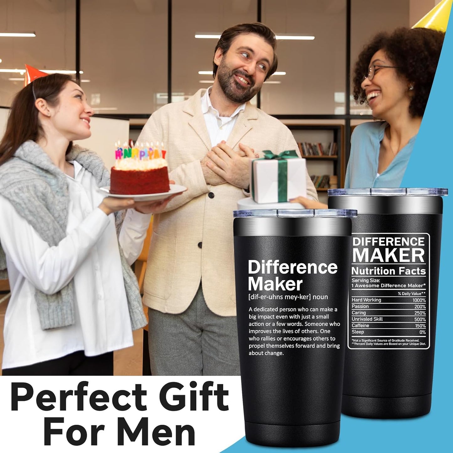Vaso térmico regalo navideño para jefe empleado