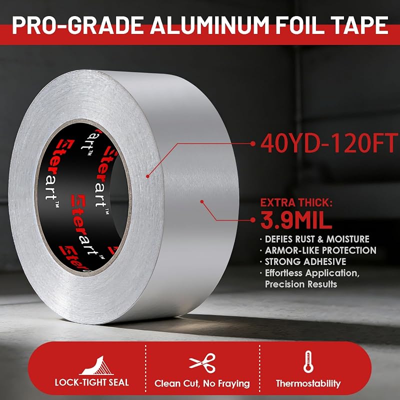 Cinta adhesiva aluminio alta resistencia sellado conductos aire