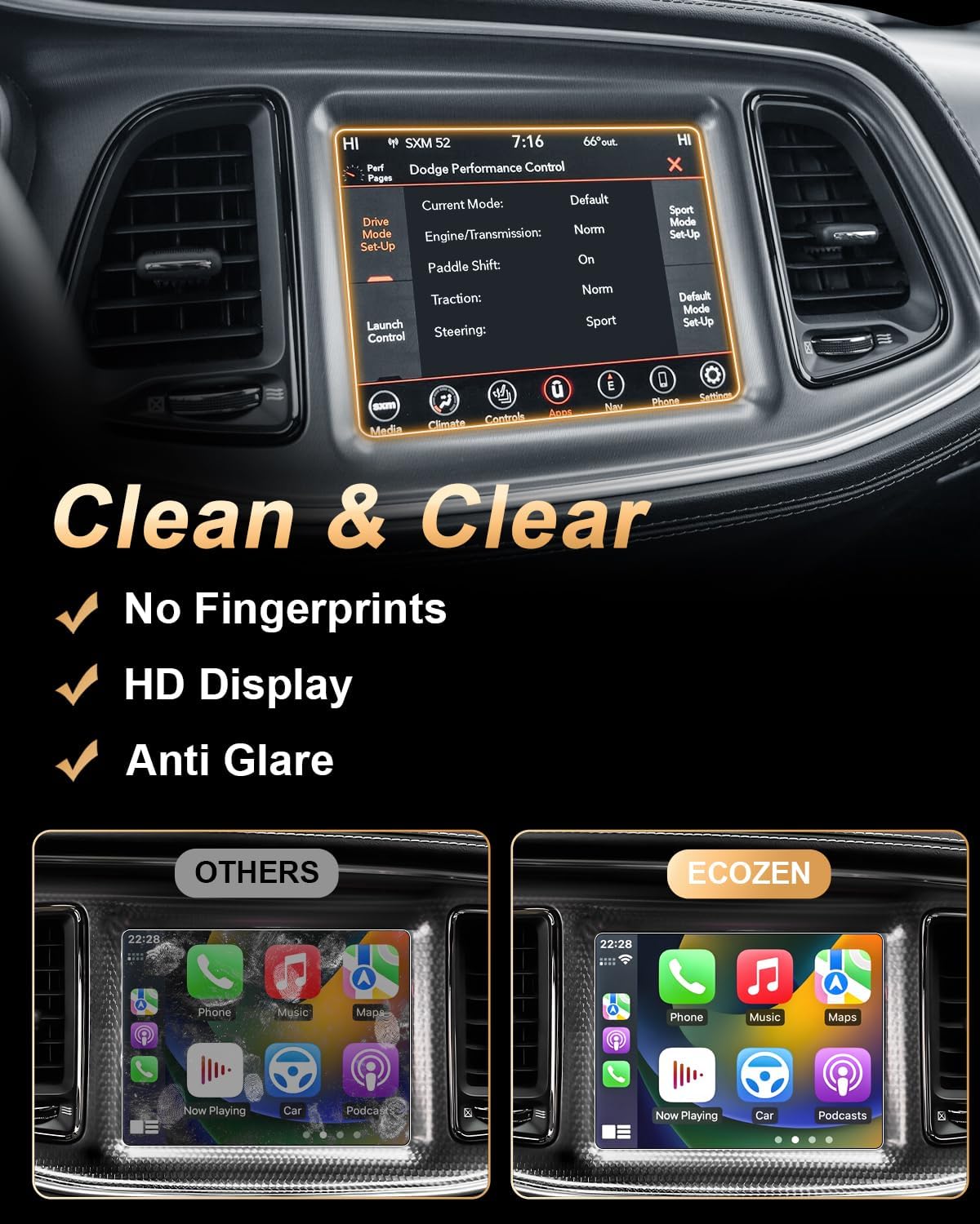 Protector pantalla Challenger 8.4" vidrio 9H